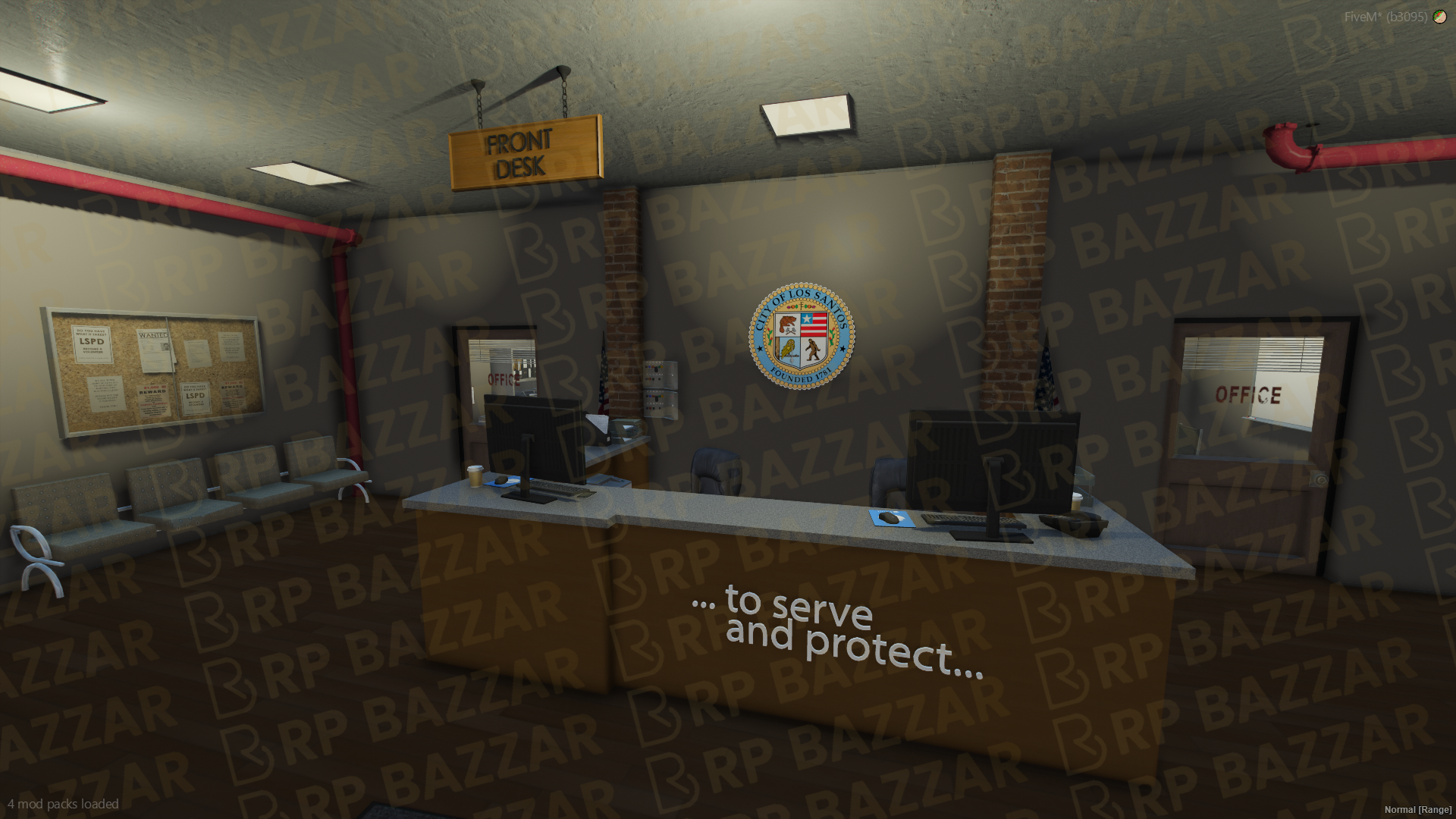 Secure Impound Lot FiveM MLO — GTA RP Interior — ESX QB QBOX — RPBazzar