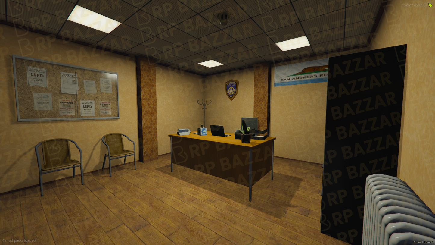 Southside Police Station FiveM MLO — GTA RP Interior — ESX QB QBOX — RPBazzar