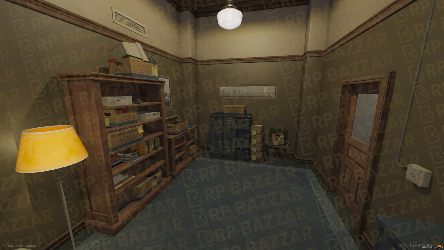 County Police Station FiveM MLO — GTA RP Interior — ESX QB QBOX — RPBazzar