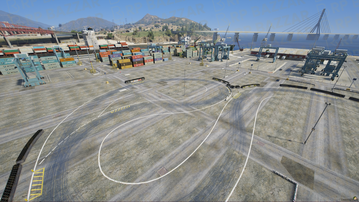 Urban Race Track FiveM MLO — GTA RP Interior — ESX QB QBOX — RPBazzar