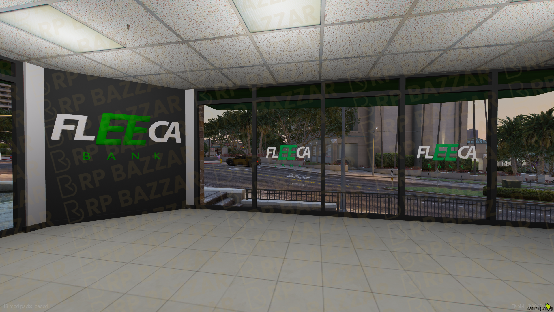 Golden Bank FiveM MLO — GTA RP Interior — ESX QB QBOX — RPBazzar