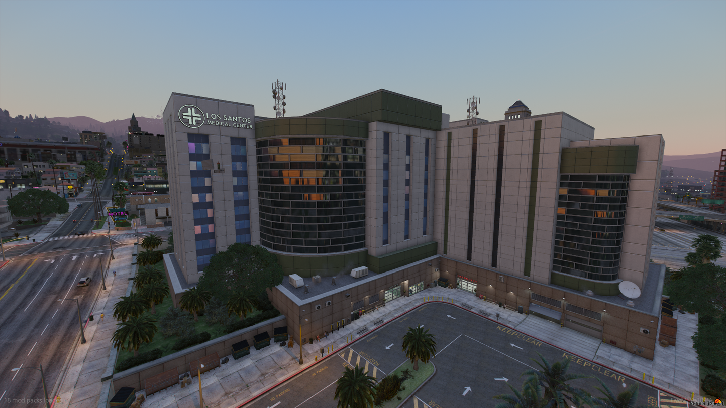 Recovery Hospital FiveM MLO — GTA RP Interior — ESX QB QBOX — RPBazzar