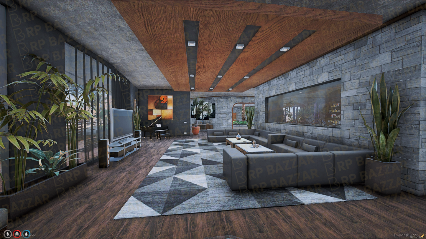 Grand Mansion FiveM MLO — GTA RP Interior — ESX QB QBOX — RPBazzar