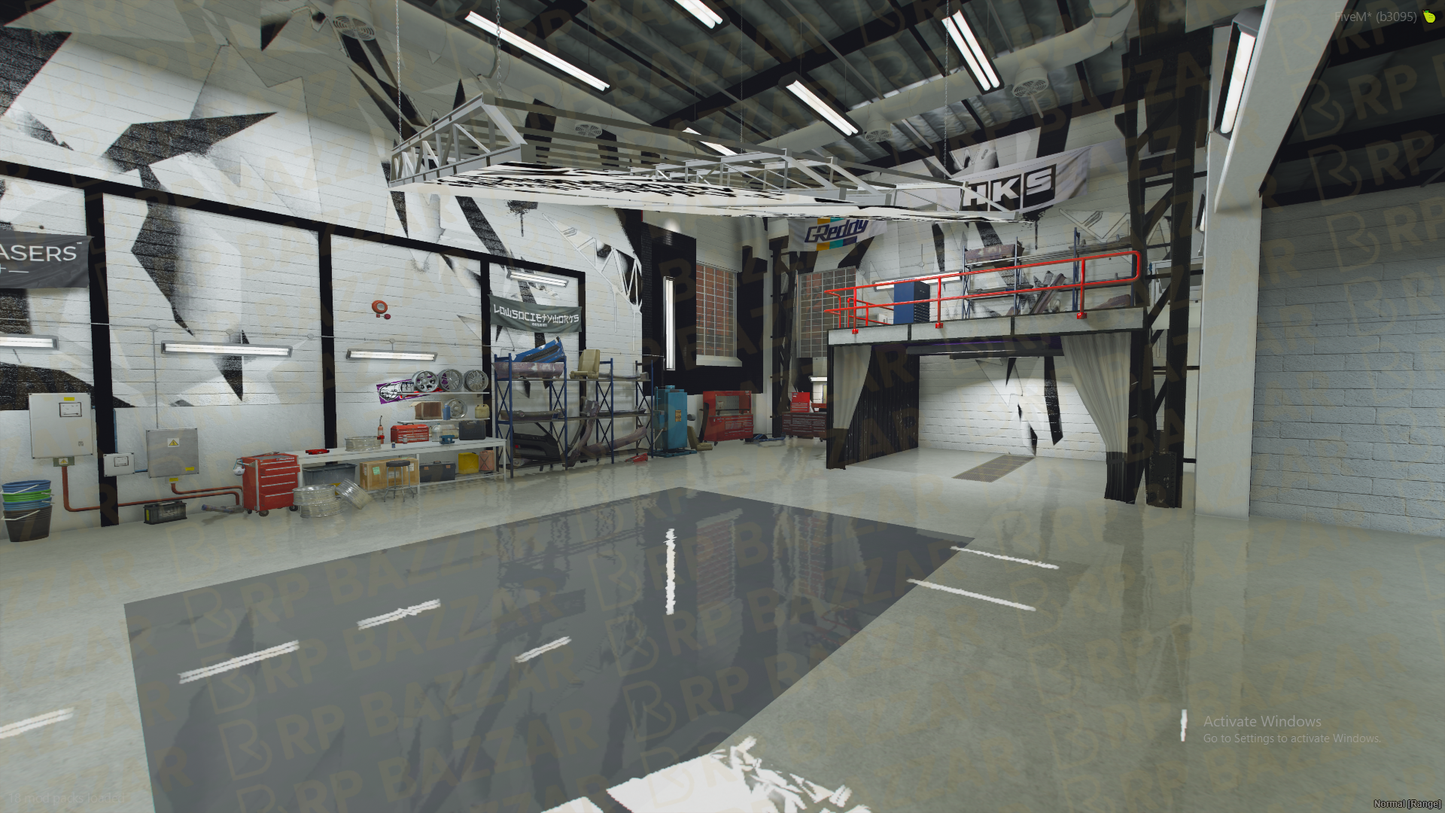 Rugged Mechanic Shop FiveM MLO — GTA RP Interior — ESX QB QBOX — RPBazzar