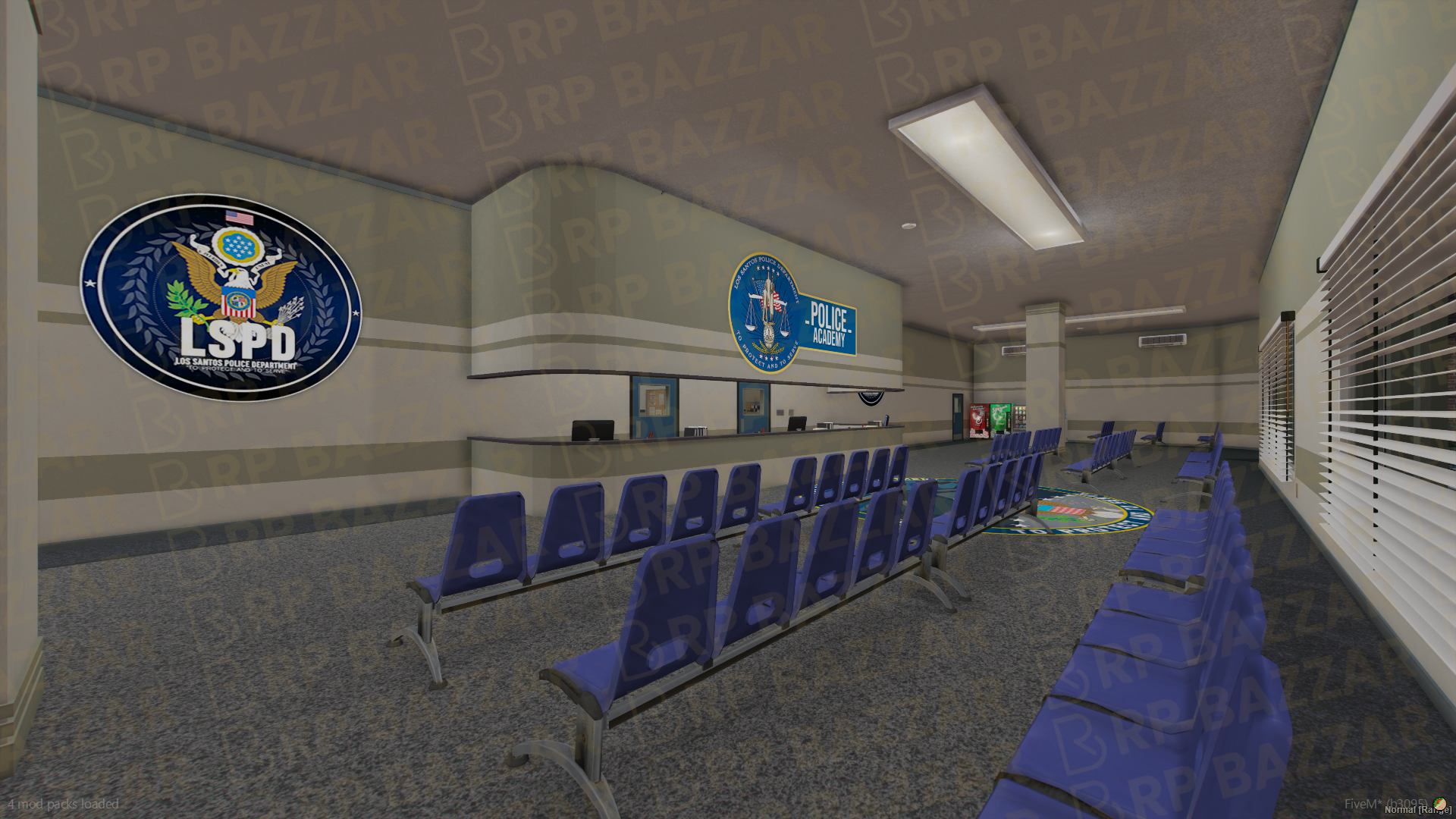 Elite Police Training FiveM MLO — GTA RP Interior — ESX QB QBOX — RPBazzar