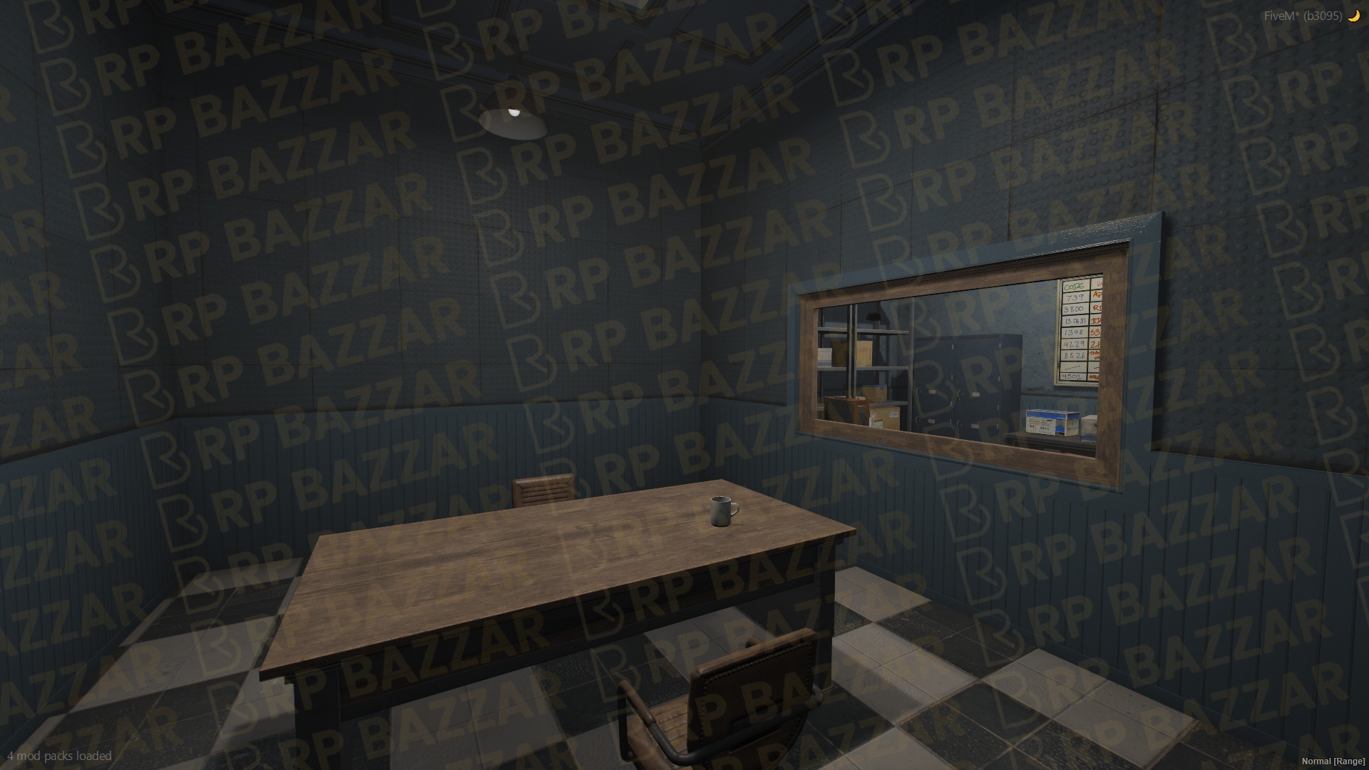 Command Police Station FiveM MLO — GTA RP Interior — ESX QB QBOX — RPBazzar