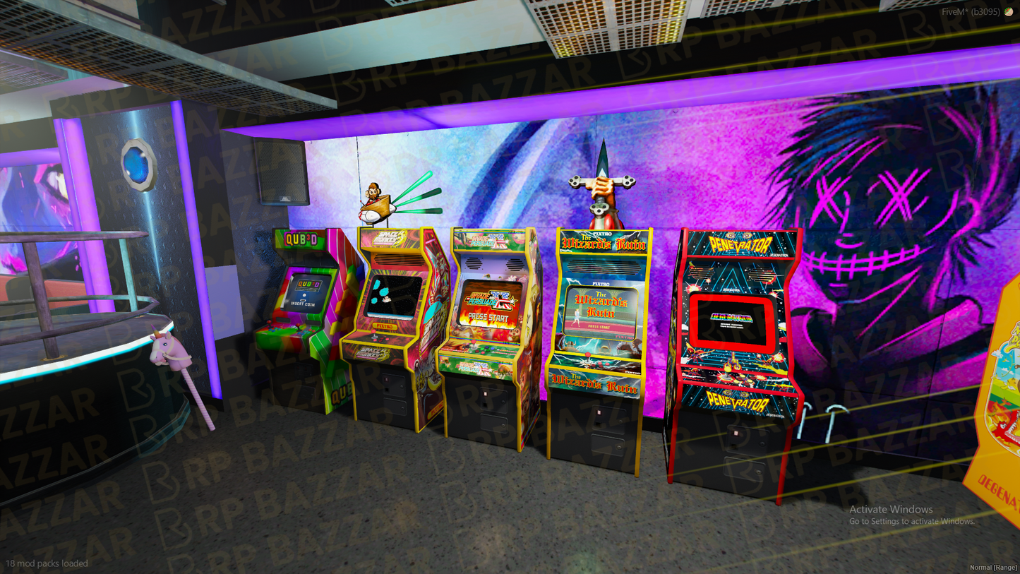 Modern Arcade Shop FiveM MLO — GTA RP Interior — ESX QB QBOX — RPBazzar