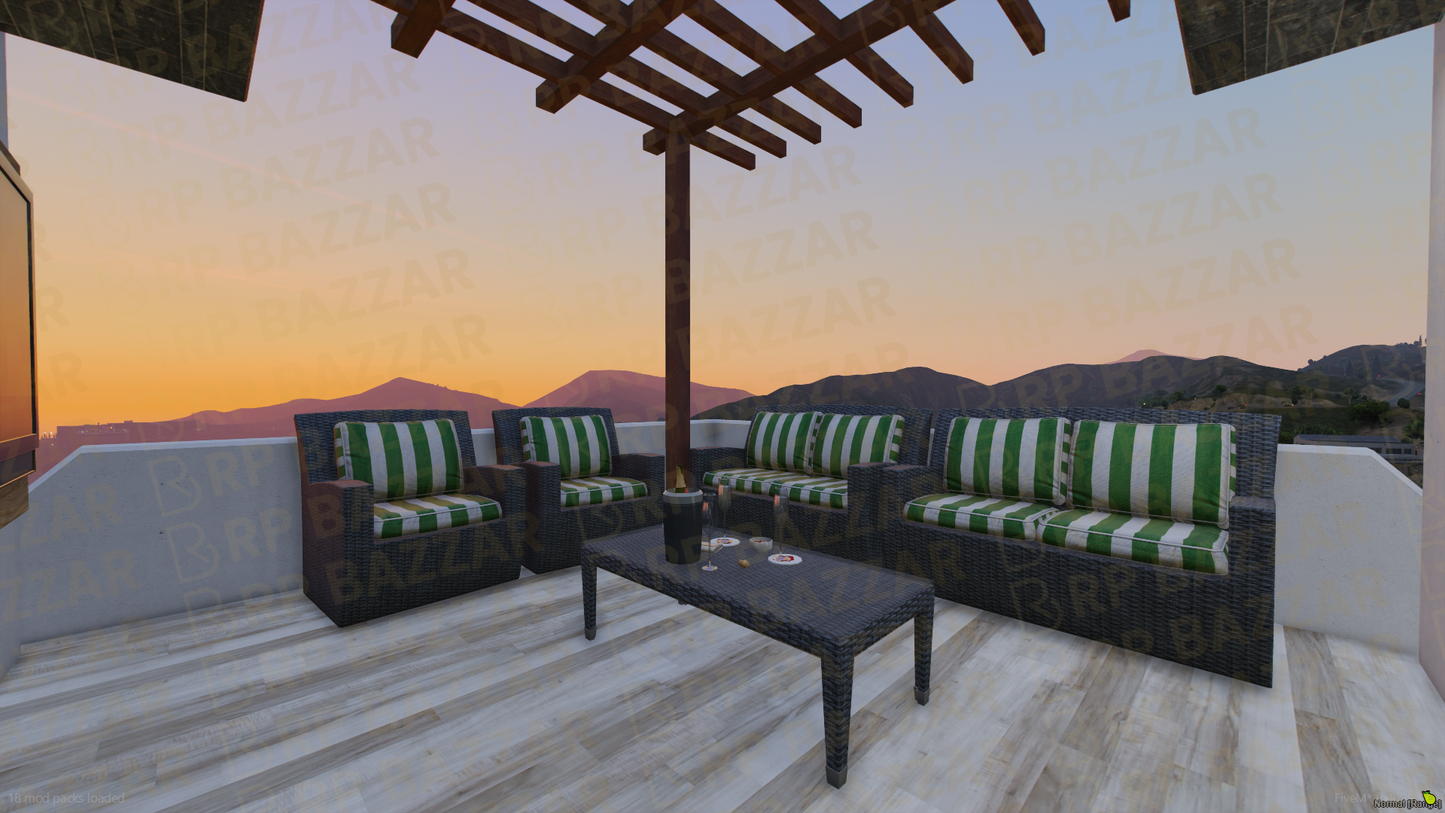 Modern Penthouse FiveM MLO — GTA RP Interior — ESX QB QBOX — RPBazzar