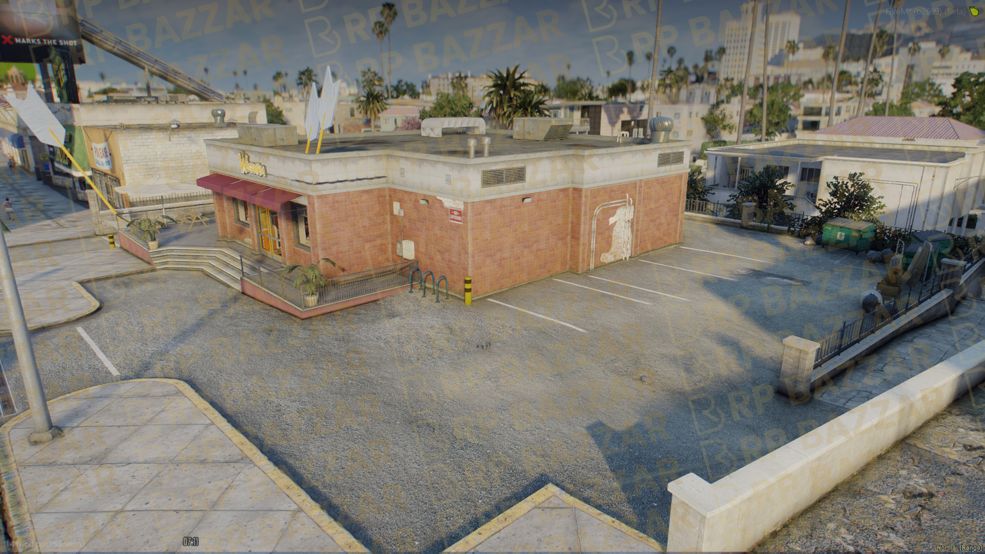 Custom Pizza Place FiveM MLO — GTA RP Interior — ESX QB QBOX — RPBazzar