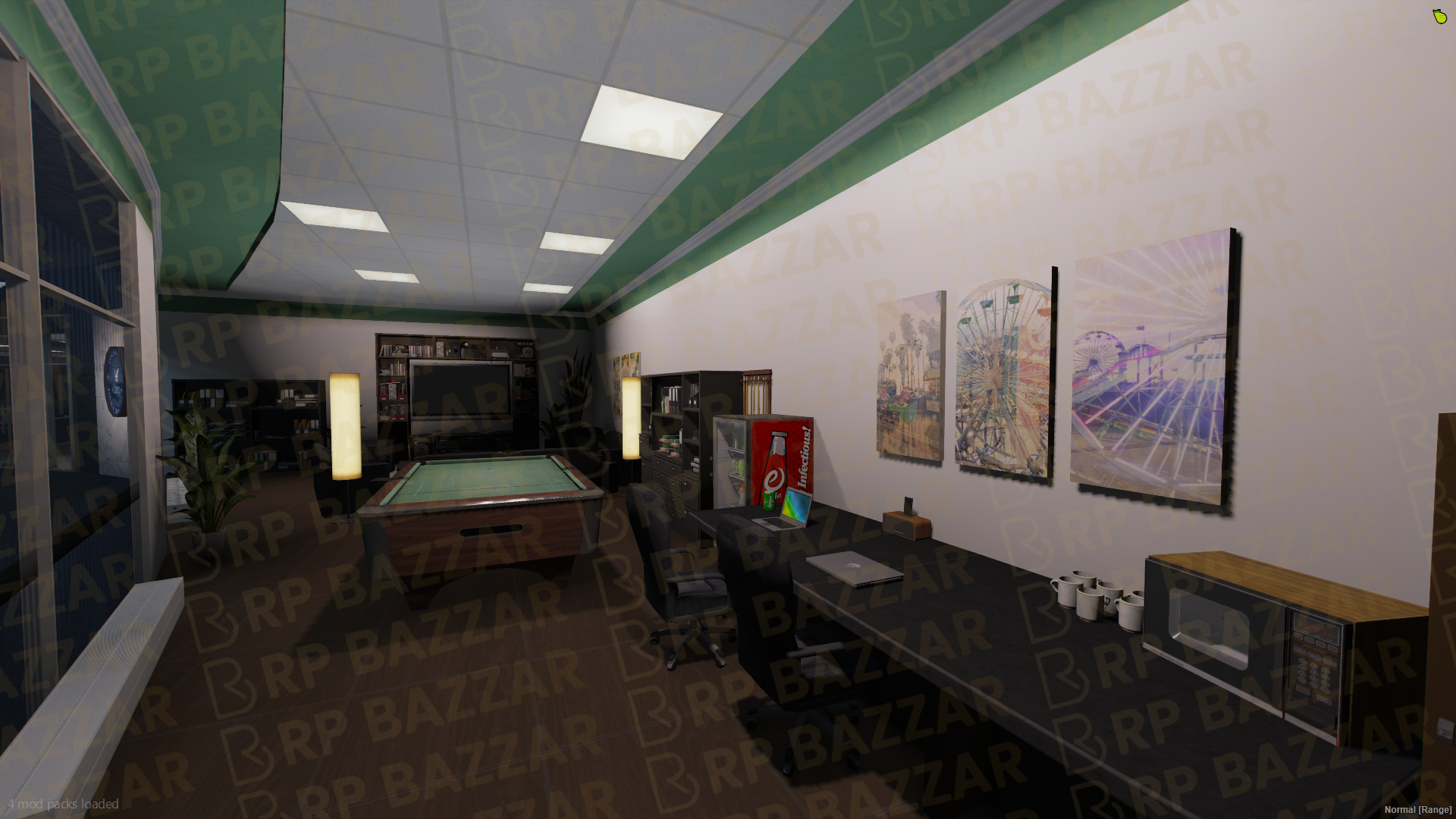 County Police Station FiveM MLO — GTA RP Interior — ESX QB QBOX — RPBazzar