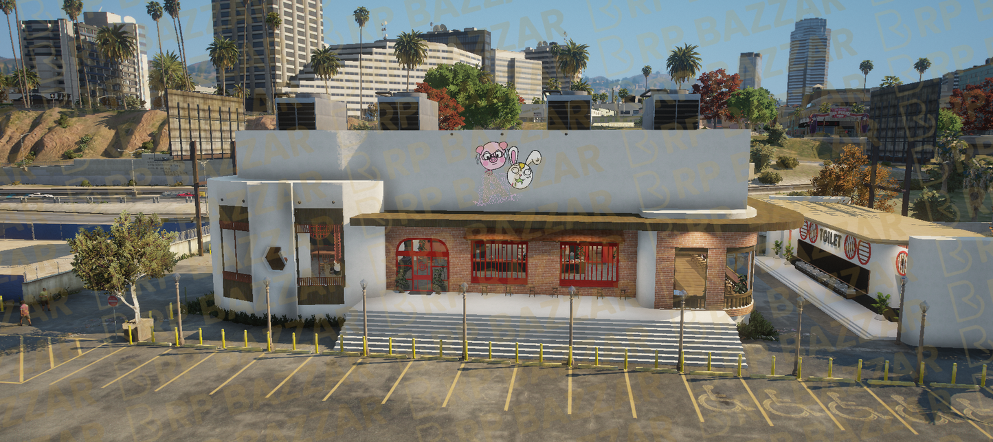 Street Kitchen FiveM MLO — GTA RP Interior — ESX QB QBOX — RPBazzar