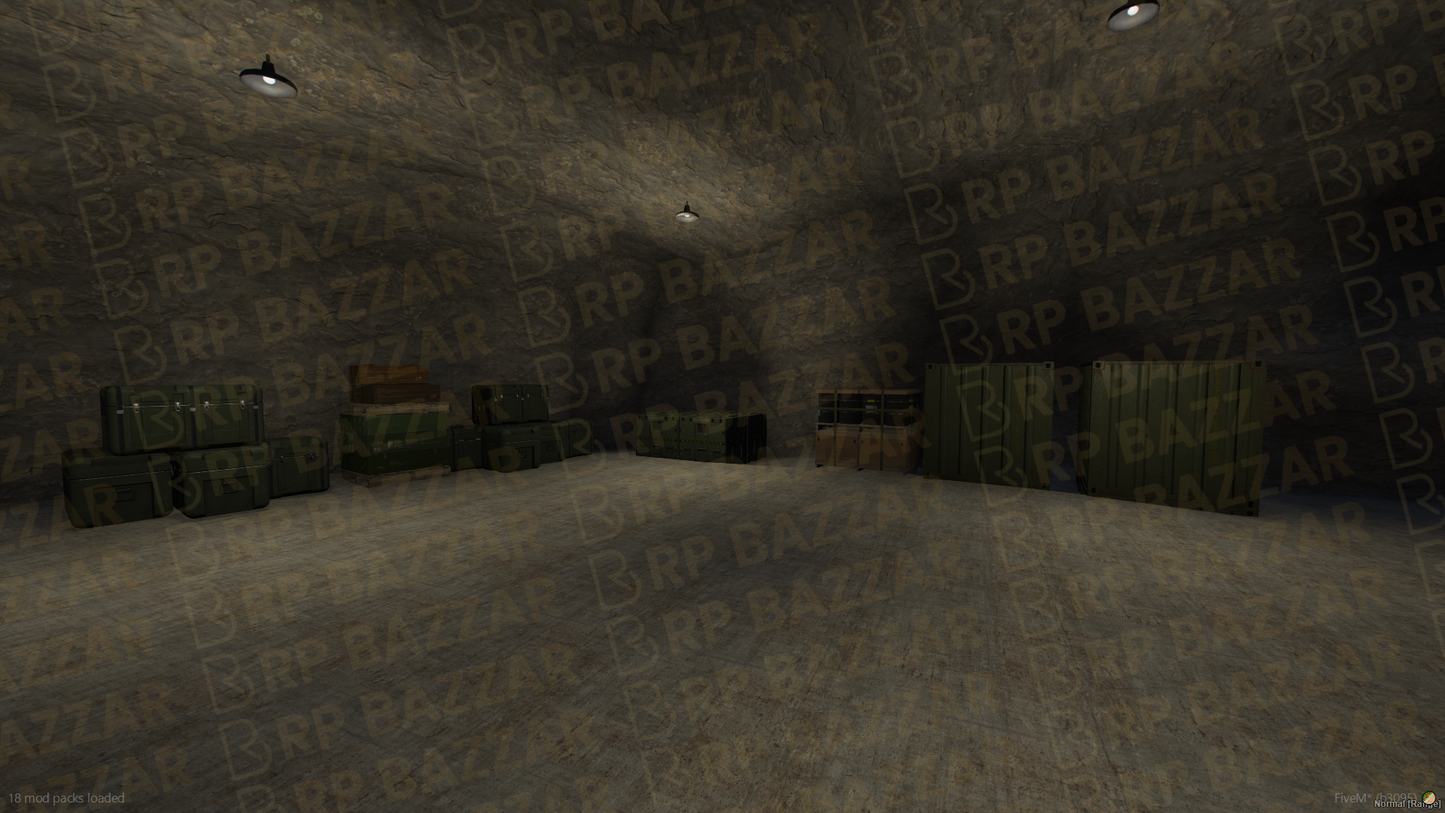 Fortified Bunker FiveM MLO — GTA RP Interior — ESX QB QBOX — RPBazzar