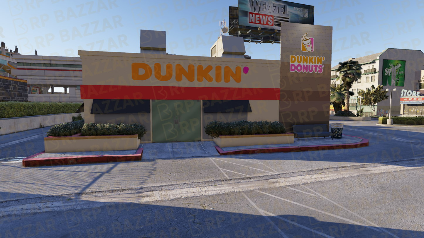 Downtown Coffee Shop FiveM MLO — GTA RP Interior — ESX QB QBOX — RPBazzar