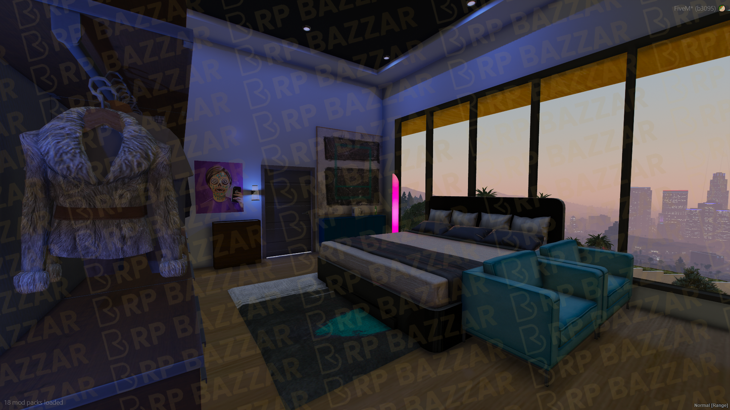 Futuristic Mansion FiveM MLO — GTA RP Interior — ESX QB QBOX — RPBazzar