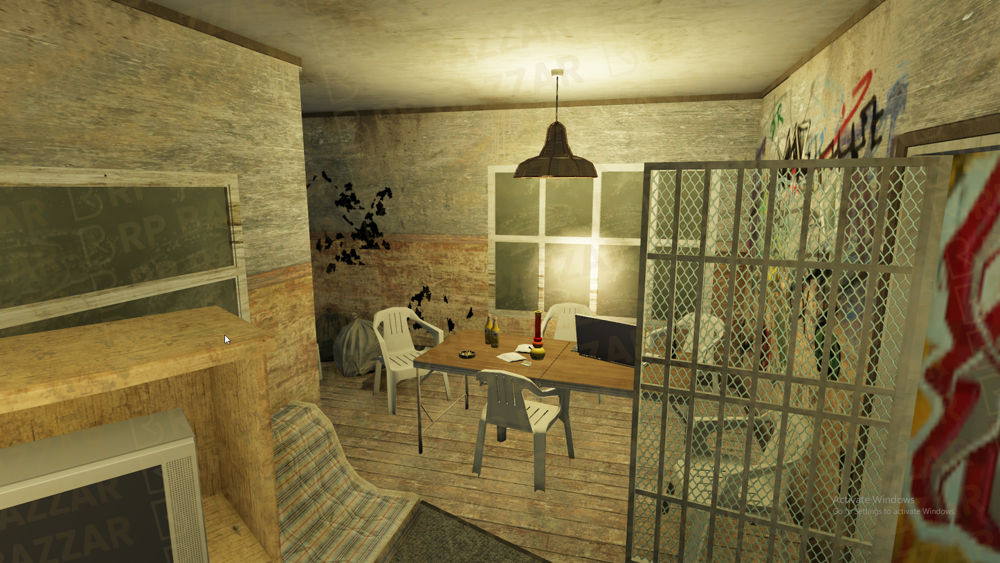 Industrial Gang Clubhouse FiveM MLO — GTA RP Interior — ESX QB QBOX — RPBazzar