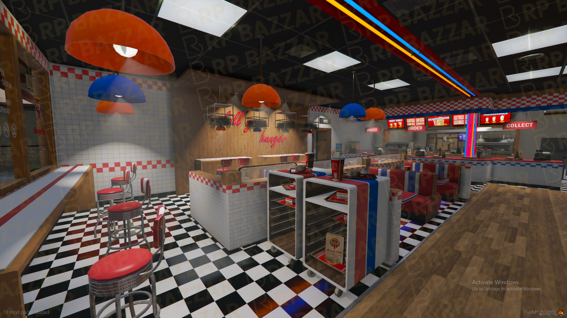 Downtown Steakhouse FiveM MLO — GTA RP Interior — ESX QB QBOX — RPBazzar