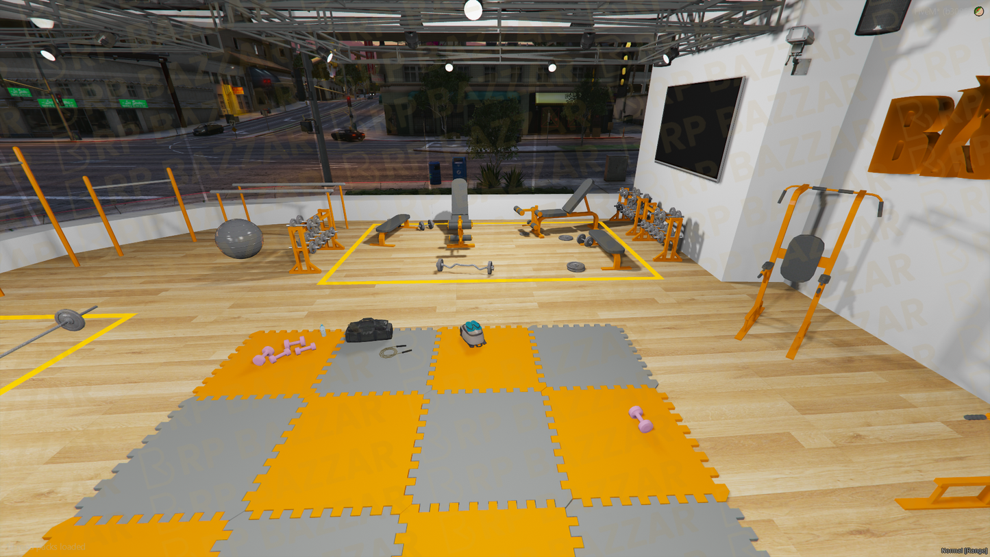 Iron Gyms & Fitness FiveM MLO — GTA RP Interior — ESX QB QBOX — RPBazzar