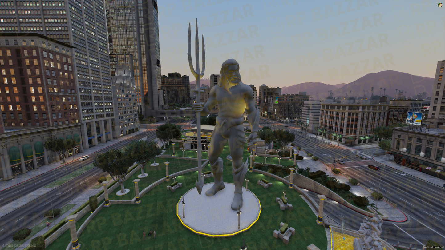 Bustling Legion Square FiveM MLO — GTA RP Interior — ESX QB QBOX — RPBazzar