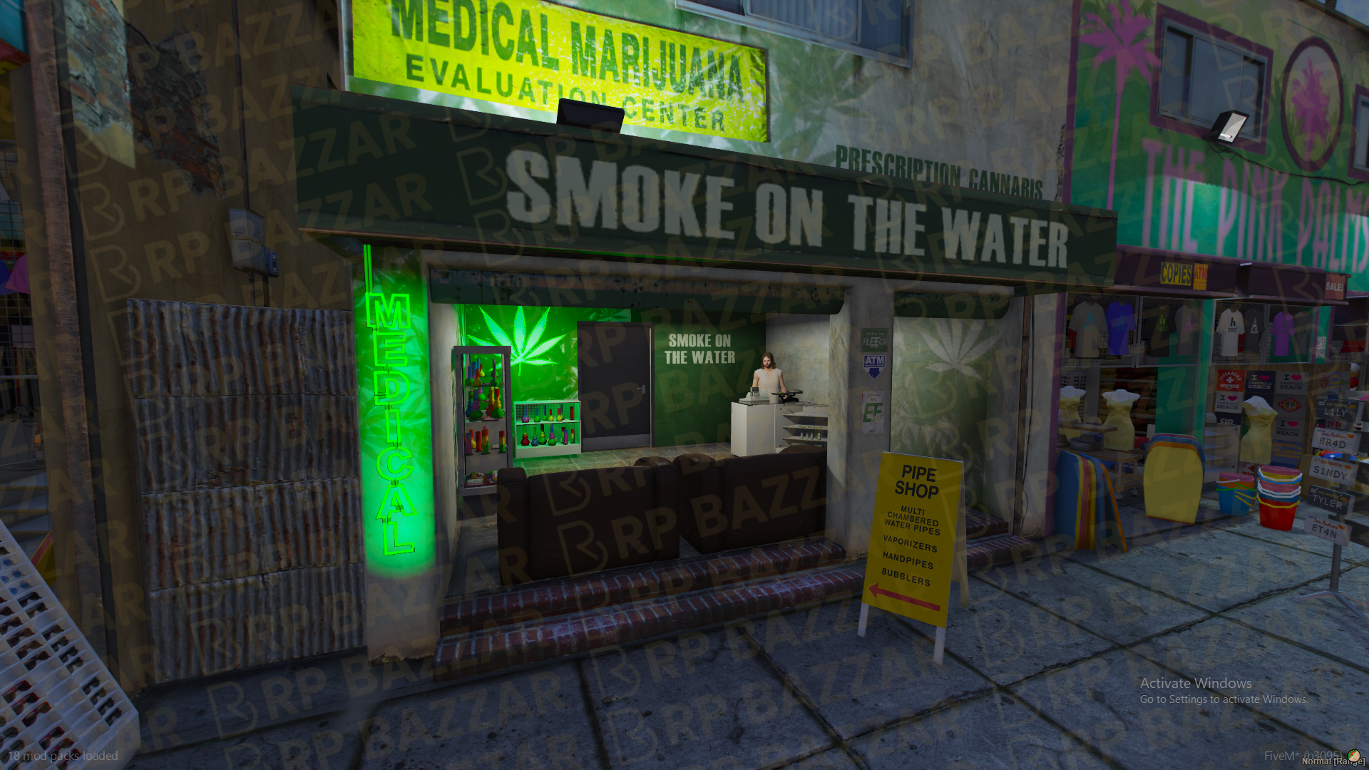 Green Weed Store FiveM MLO — GTA RP Interior — ESX QB QBOX — RPBazzar