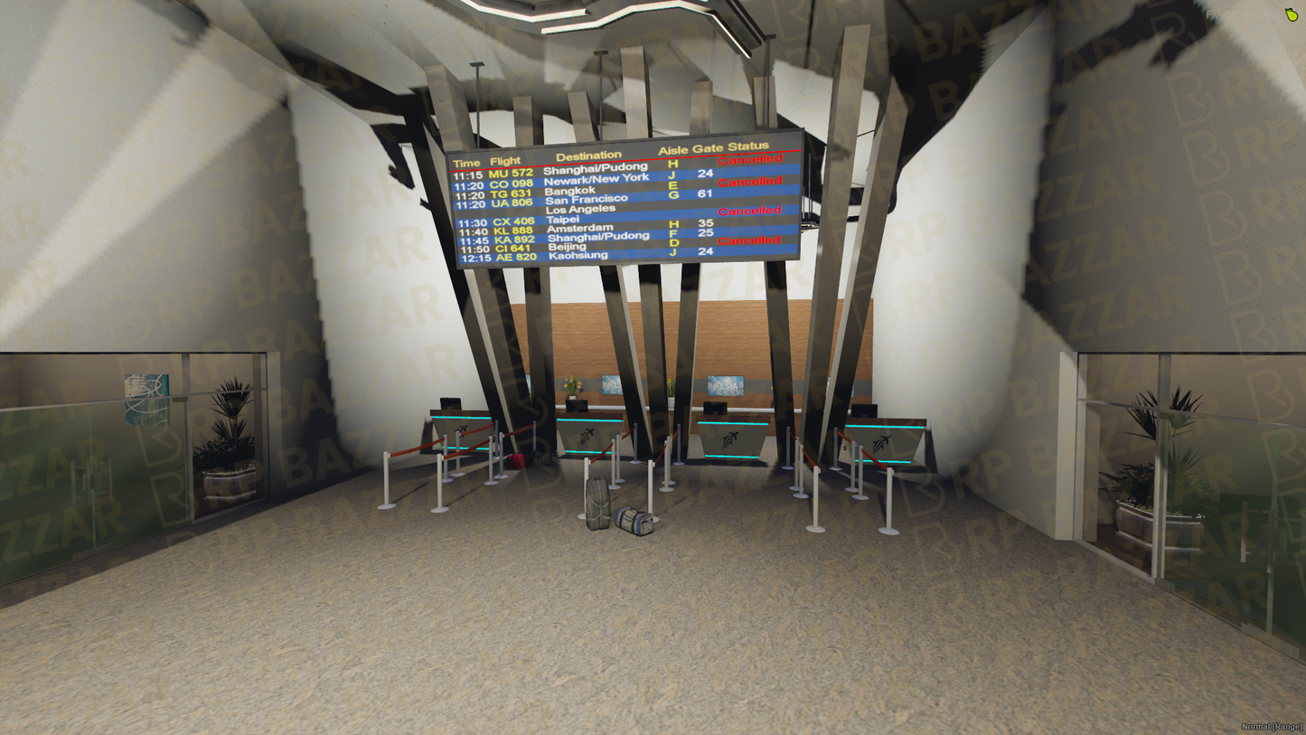 Regional Airport FiveM MLO — GTA RP Interior — ESX QB QBOX — RPBazzar