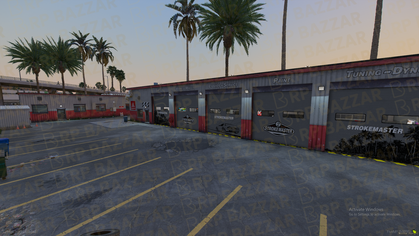 Off-Road Mechanic Shop FiveM MLO — GTA RP Interior — ESX QB QBOX — RPBazzar