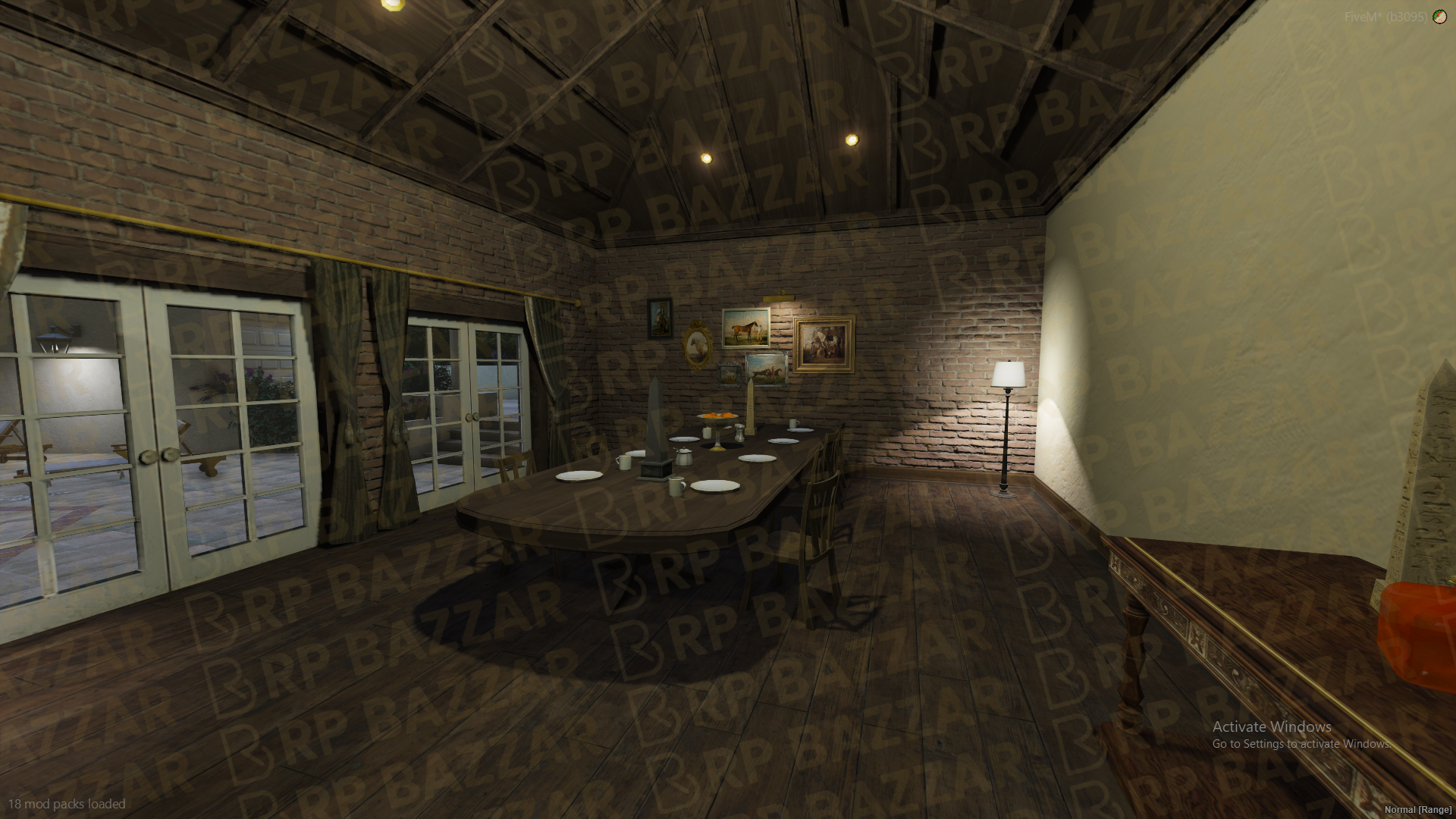 Dark House FiveM MLO — GTA RP Interior — ESX QB QBOX — RPBazzar