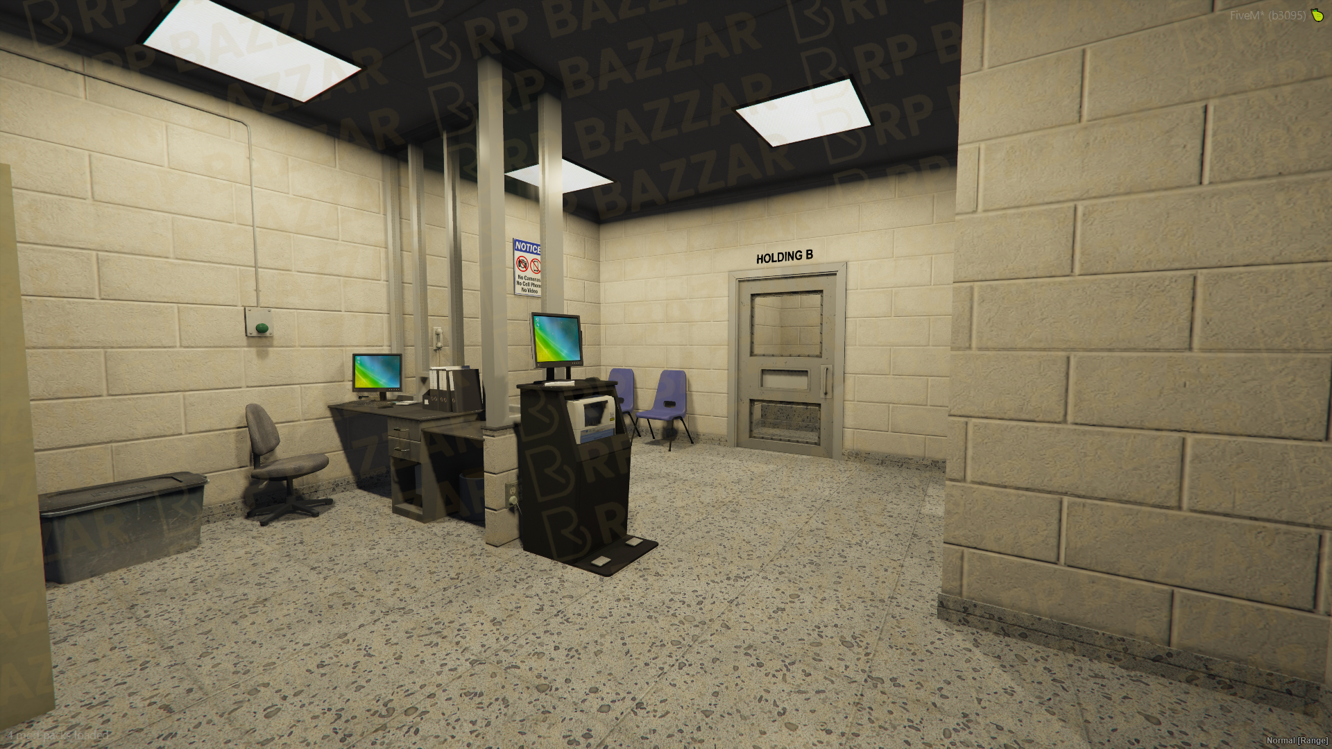 Eastside Police Station FiveM MLO — GTA RP Interior — ESX QB QBOX — RPBazzar