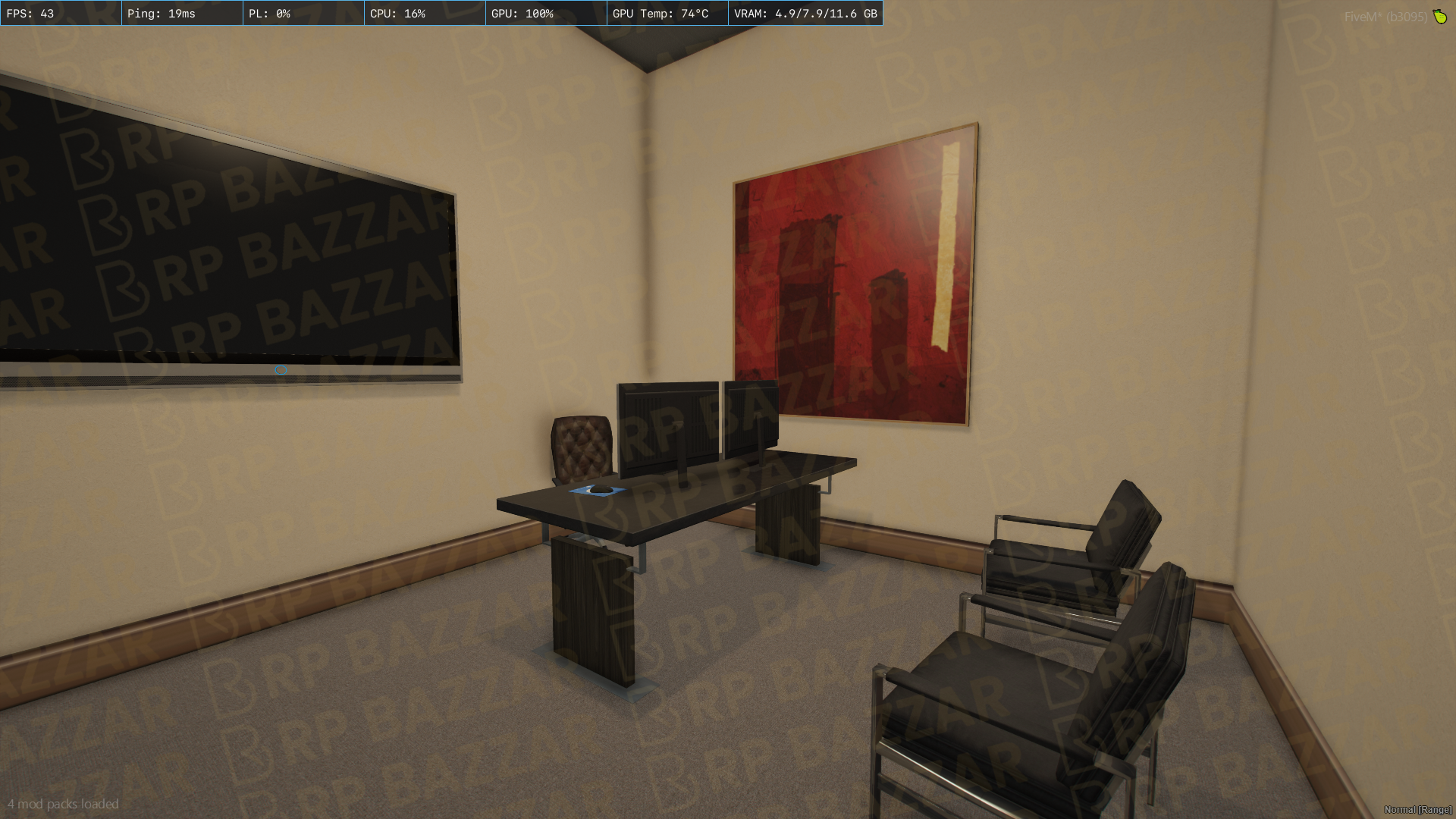 Startup Office FiveM MLO — GTA RP Interior — ESX QB QBOX — RPBazzar
