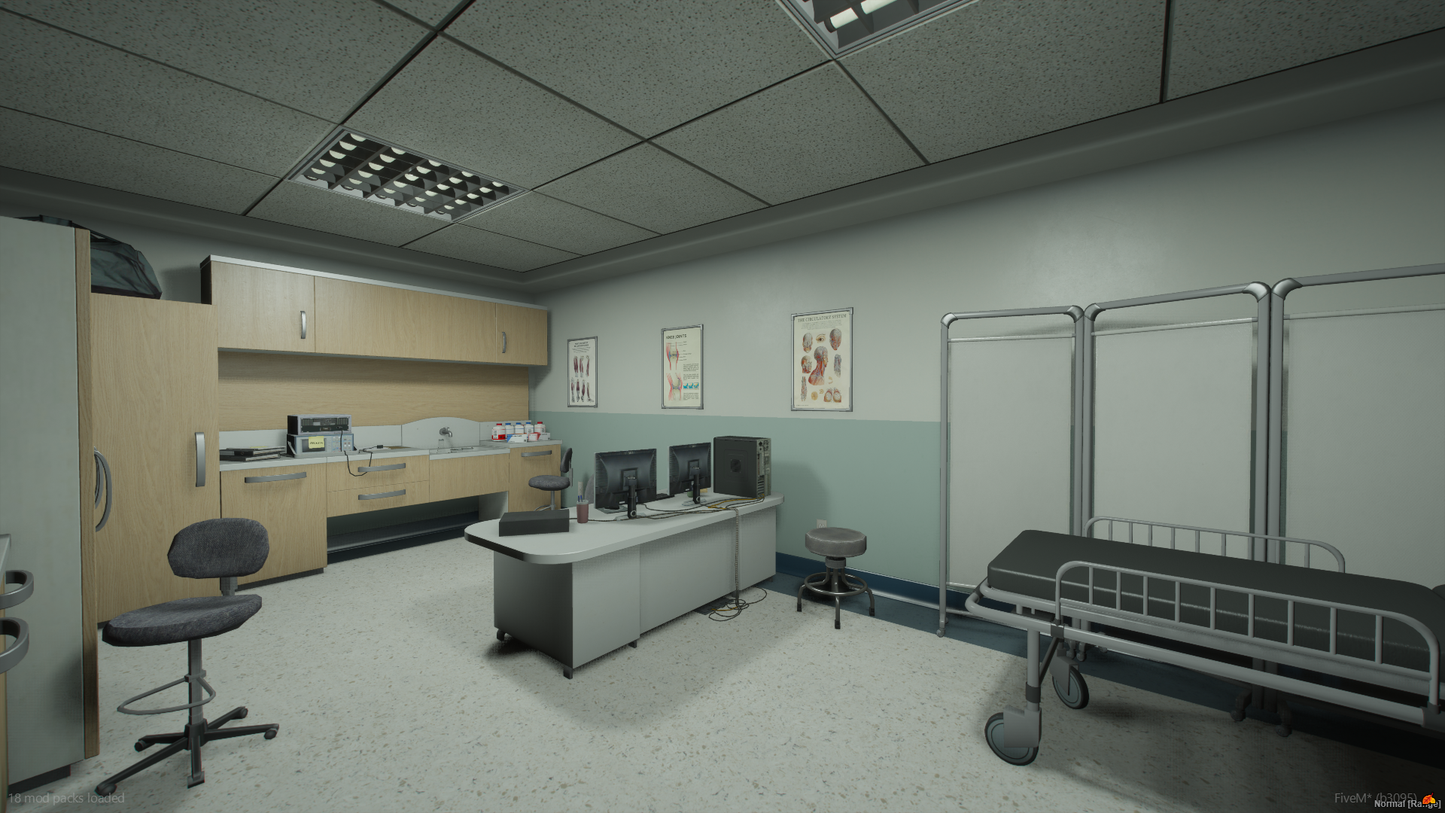 Recovery Hospital FiveM MLO — GTA RP Interior — ESX QB QBOX — RPBazzar