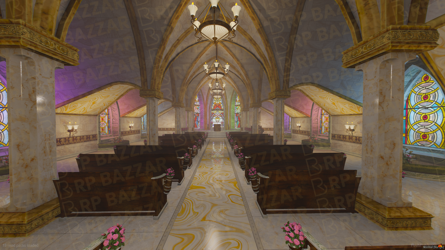 Faithful Church FiveM MLO — GTA RP Interior — ESX QB QBOX — RPBazzar