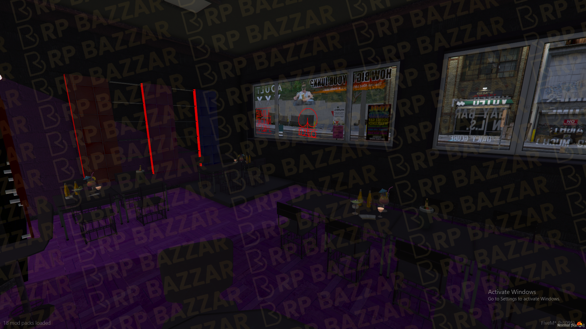 Midnight Bar FiveM MLO — GTA RP Interior — ESX QB QBOX — RPBazzar