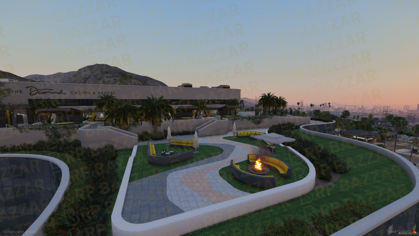 Neon Casino FiveM MLO — GTA RP Interior — ESX QB QBOX — RPBazzar