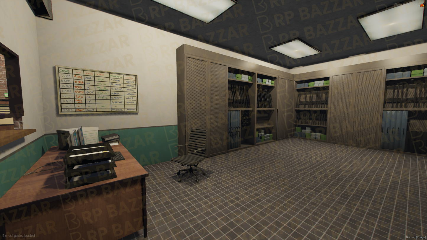 Central Police Station FiveM MLO — GTA RP Interior — ESX QB QBOX — RPBazzar