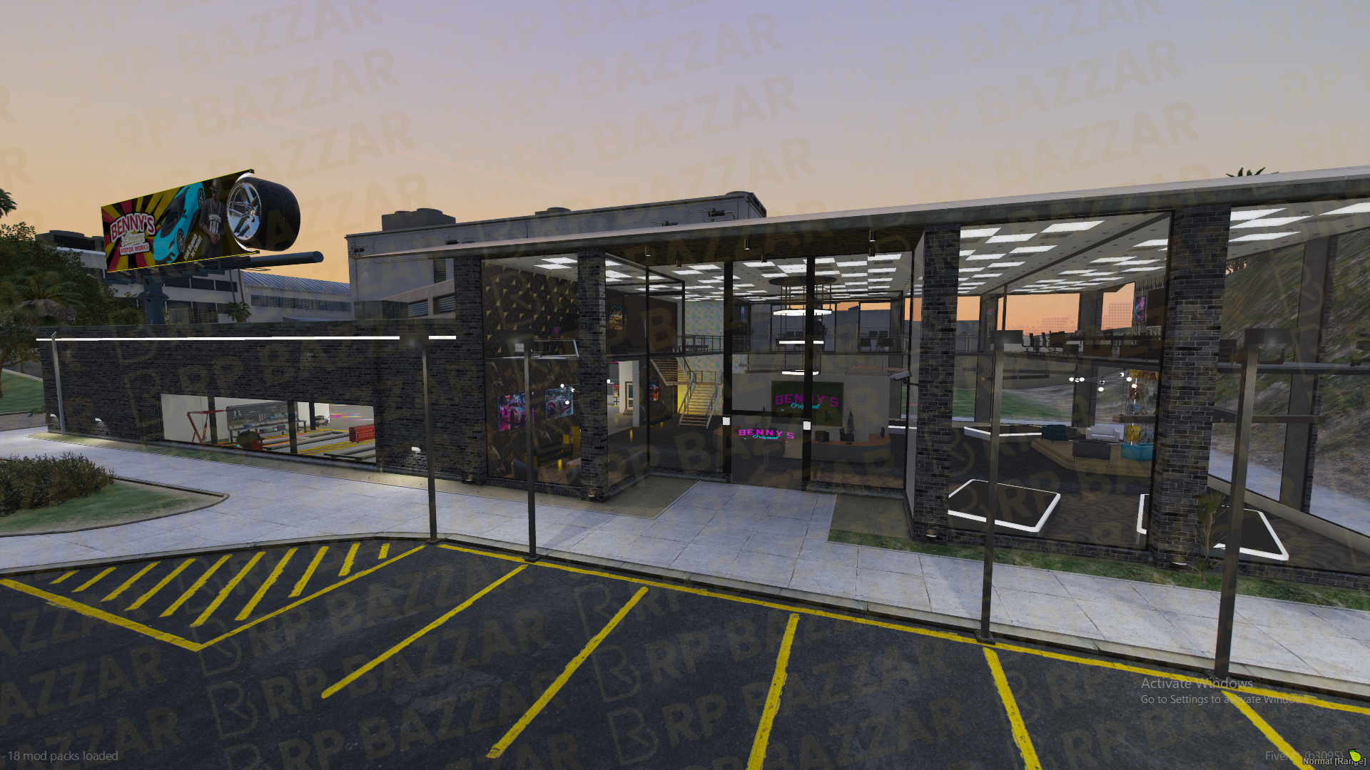 Hidden Mechanic Shop FiveM MLO — GTA RP Interior — ESX QB QBOX — RPBazzar