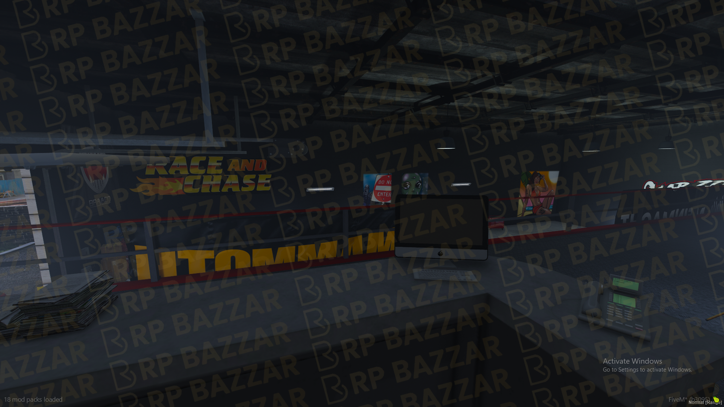 Import Mechanic Shop FiveM MLO — GTA RP Interior — ESX QB QBOX — RPBazzar