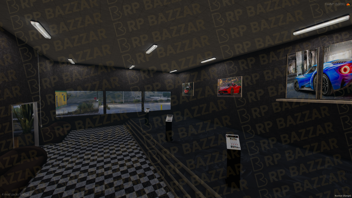 Sporty Vehicle Shop FiveM MLO — GTA RP Interior — ESX QB QBOX — RPBazzar