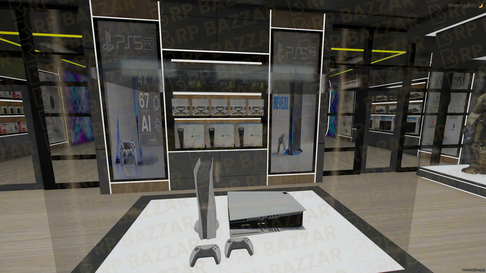 Mega Shopping Mall FiveM MLO — GTA RP Interior — ESX QB QBOX — RPBazzar