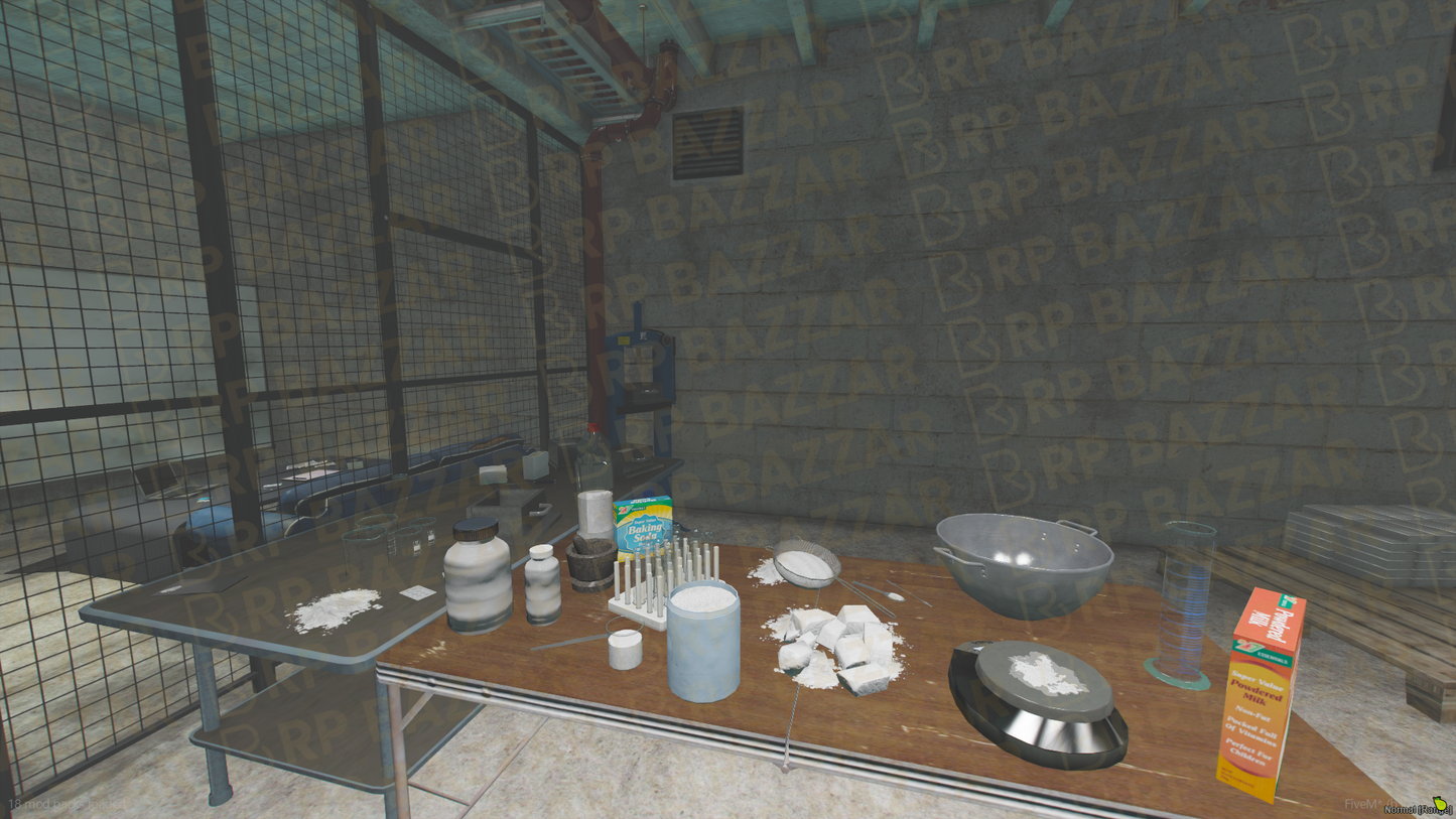 Vault Drug Lab FiveM MLO — GTA RP Interior — ESX QB QBOX — RPBazzar