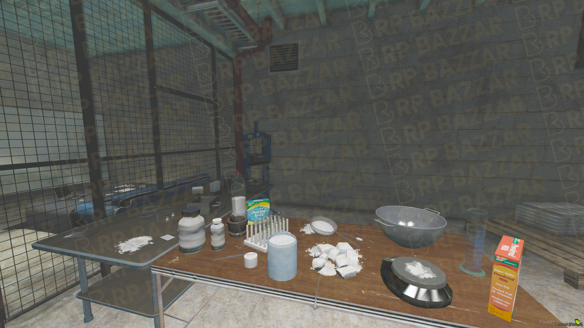 Vault Drug Lab FiveM MLO — GTA RP Interior — ESX QB QBOX — RPBazzar