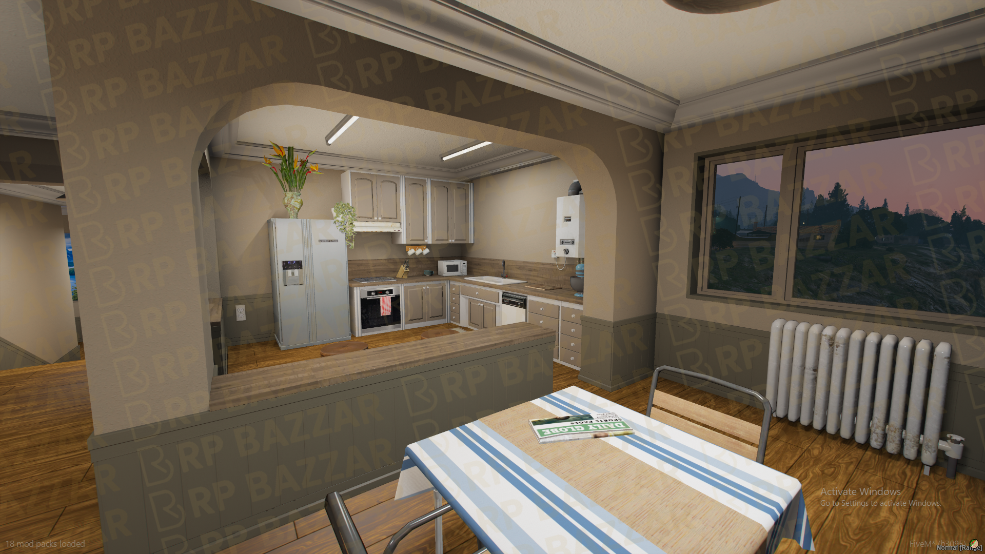 Street House FiveM MLO — GTA RP Interior — ESX QB QBOX — RPBazzar