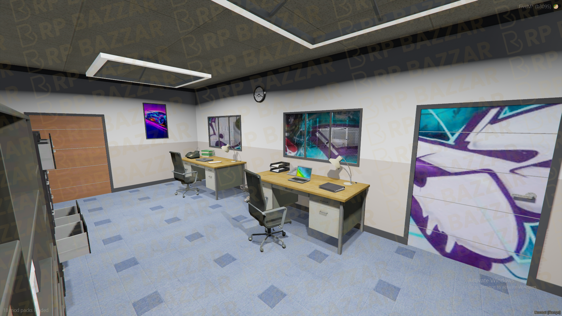 Authentic Mechanic Shop FiveM MLO — GTA RP Interior — ESX QB QBOX — RPBazzar