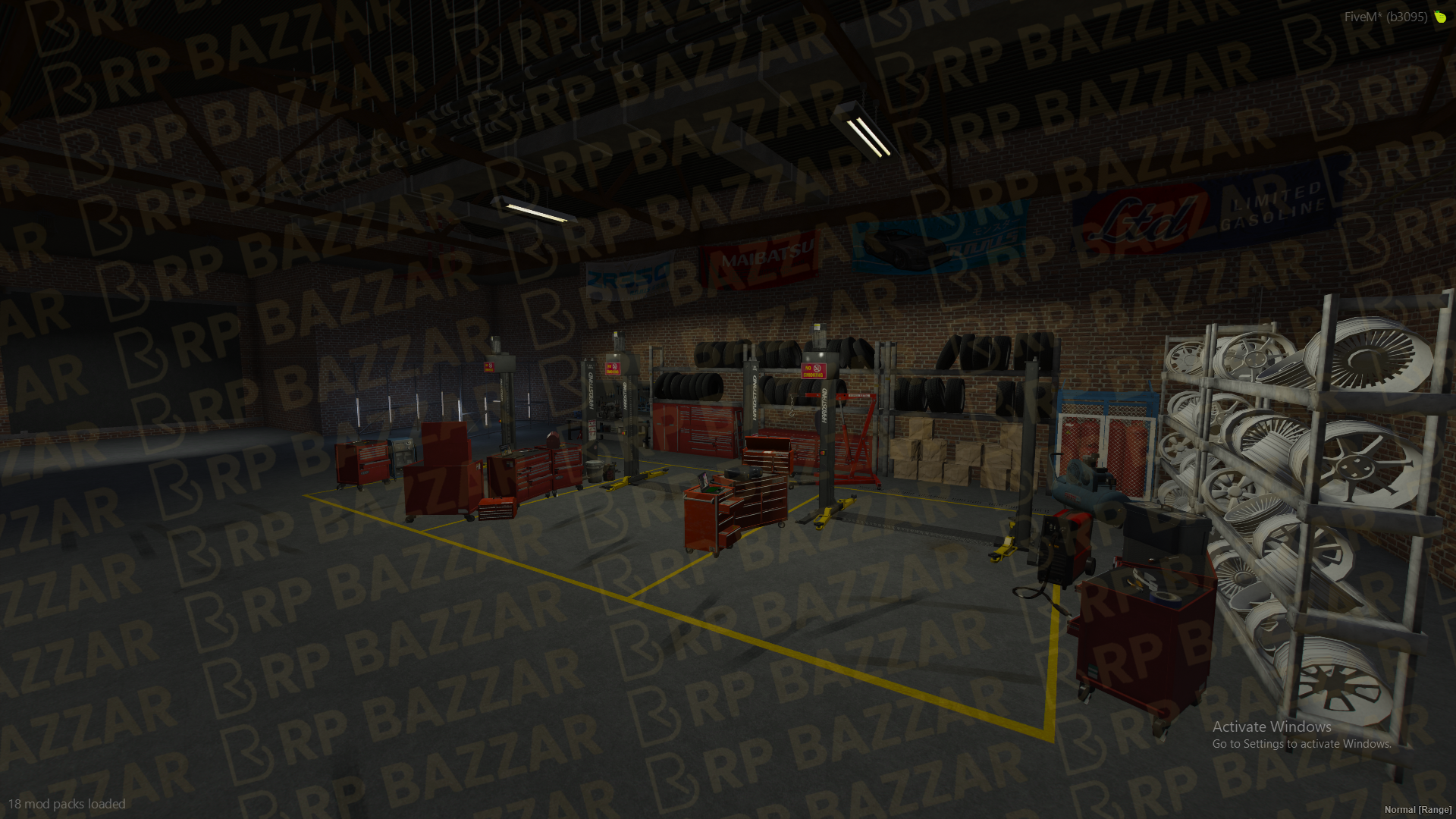 Urban Mechanic Shop FiveM MLO — GTA RP Interior — ESX QB QBOX — RPBazzar