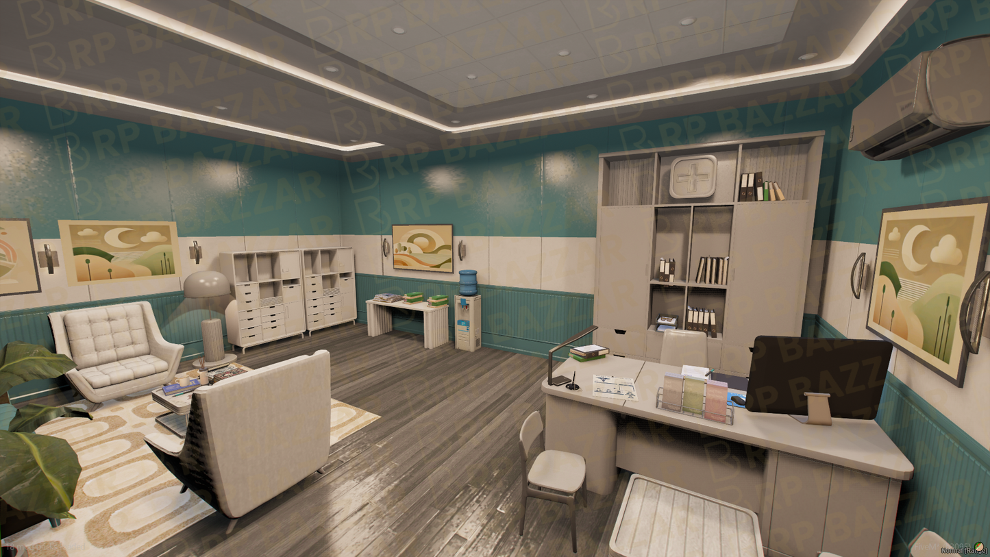 Sunrise Hospital FiveM MLO — GTA RP Interior — ESX QB QBOX — RPBazzar