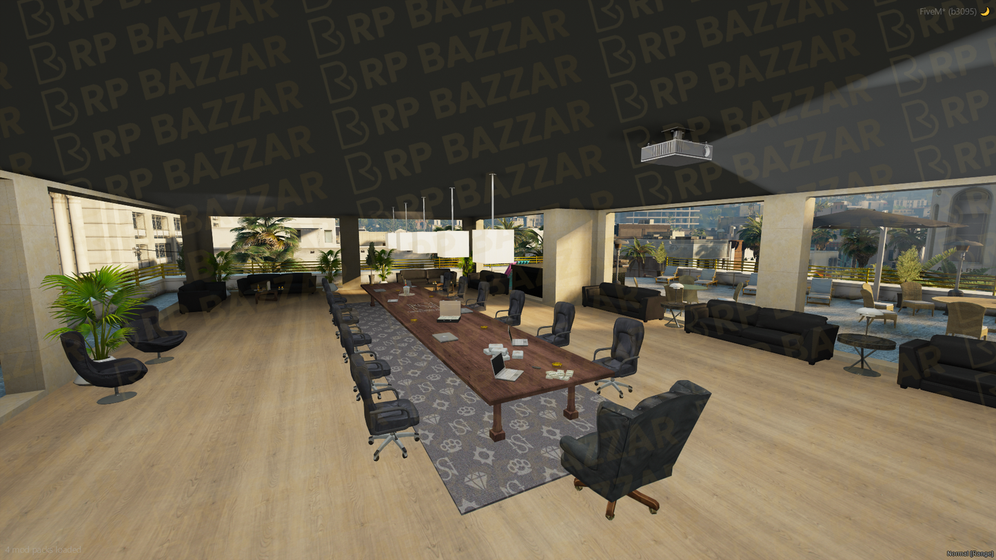 Downtown Shopping Mall FiveM MLO — GTA RP Interior — ESX QB QBOX — RPBazzar