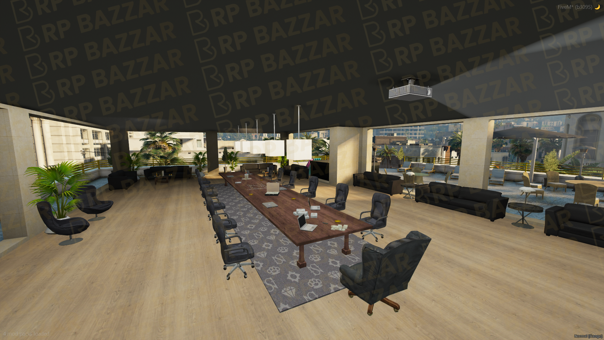 Downtown Shopping Mall FiveM MLO — GTA RP Interior — ESX QB QBOX — RPBazzar