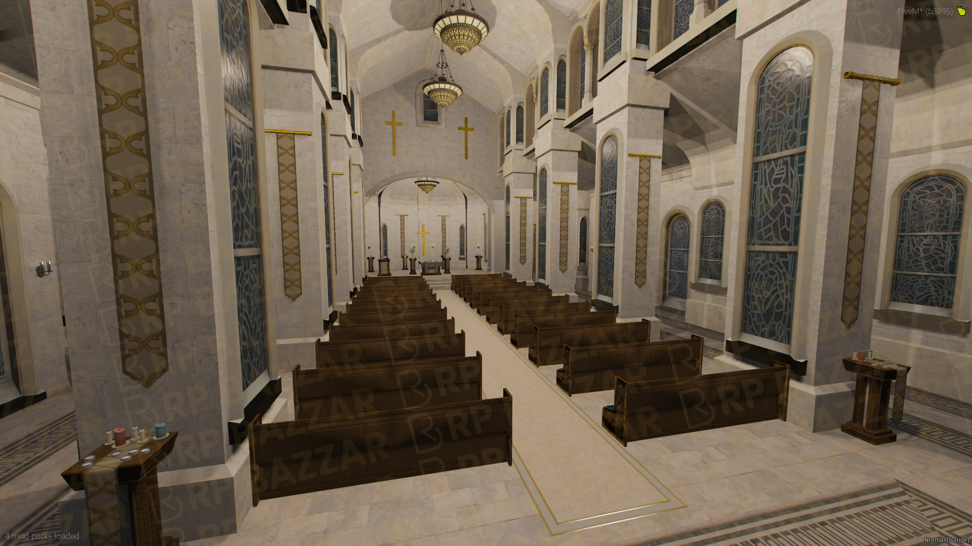 Sacred Church FiveM MLO — GTA RP Interior — ESX QB QBOX — RPBazzar