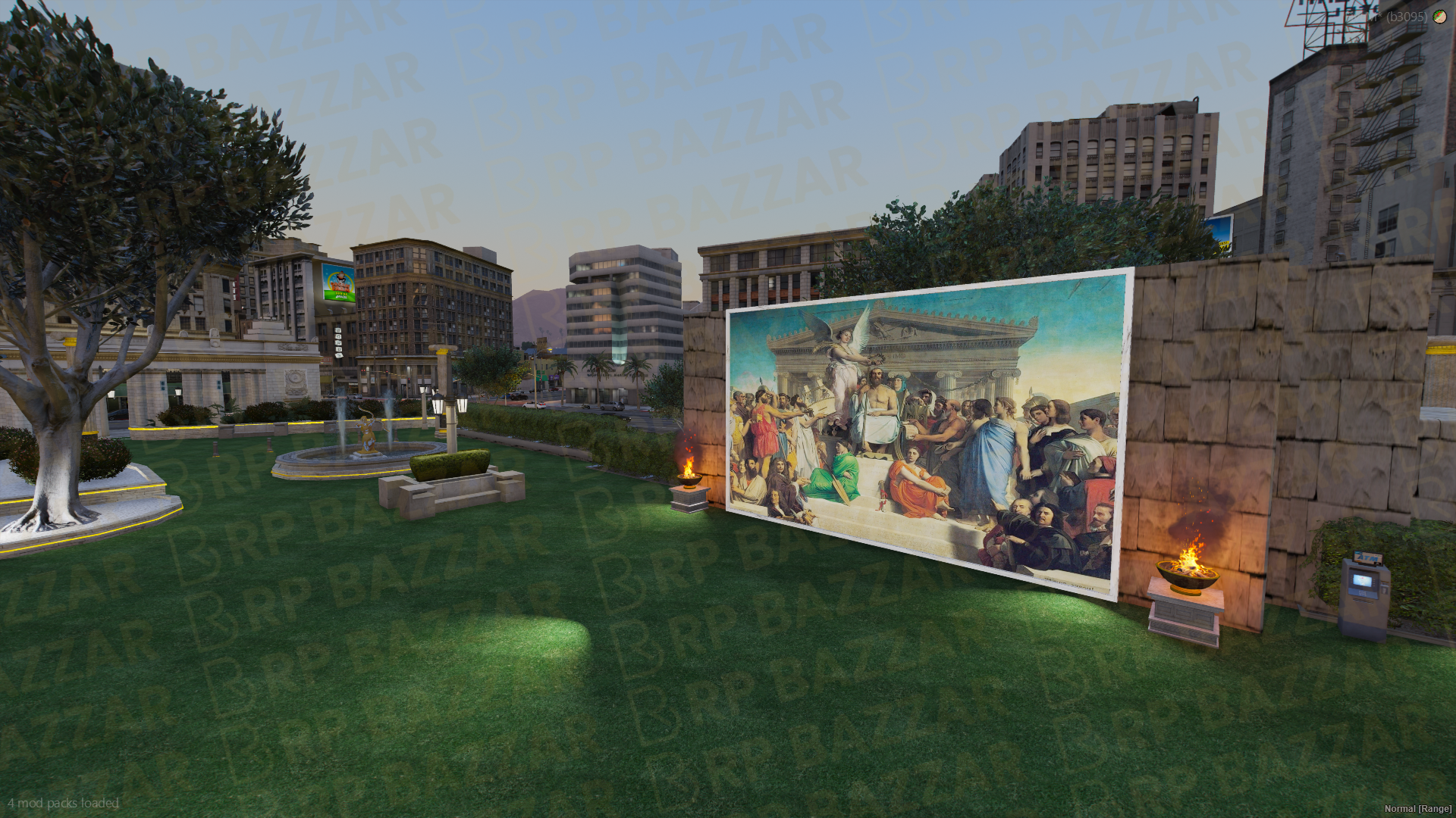 Bustling Legion Square FiveM MLO — GTA RP Interior — ESX QB QBOX — RPBazzar
