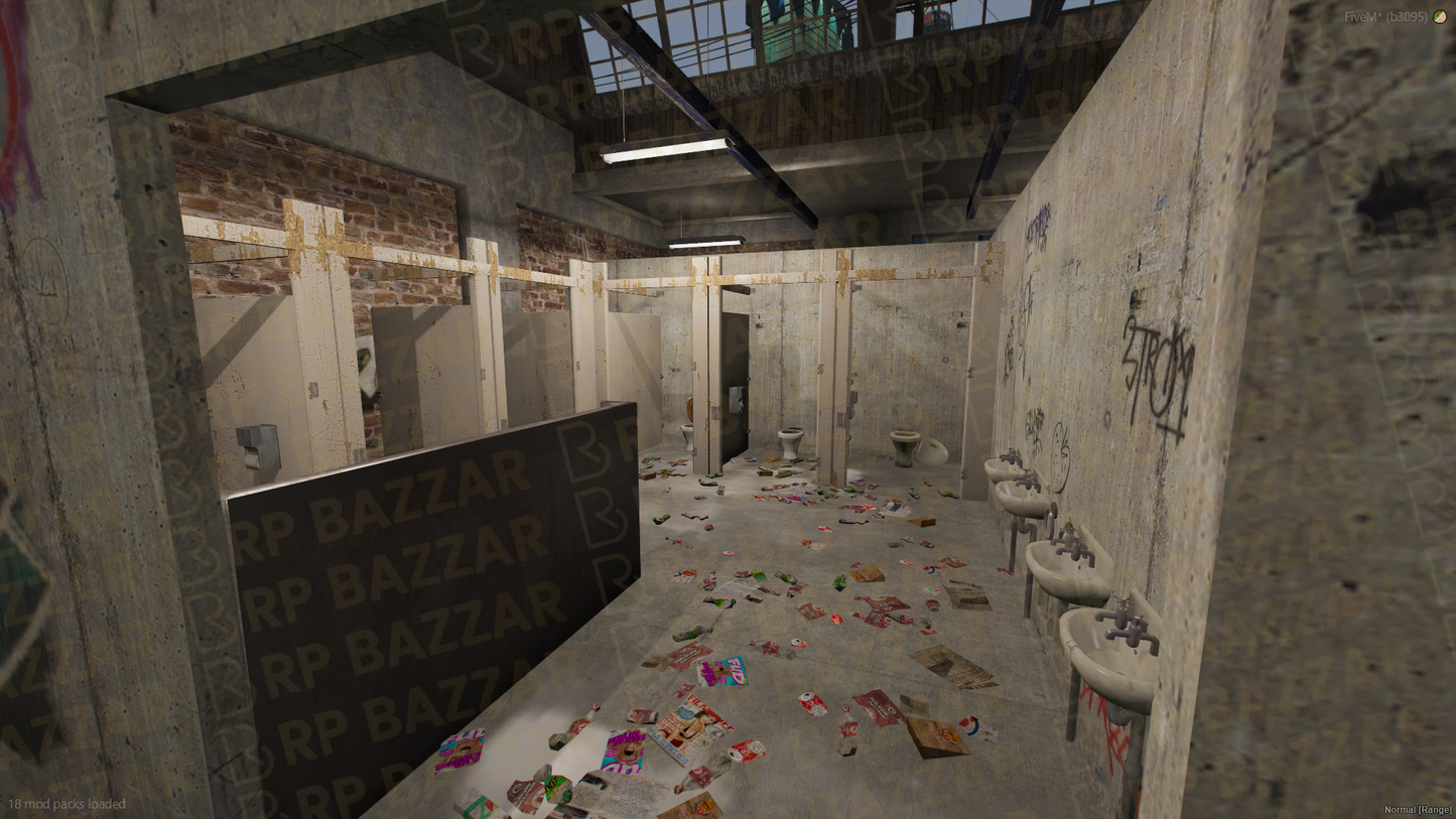 Gritty Gang Garage FiveM MLO — GTA RP Interior — ESX QB QBOX — RPBazzar