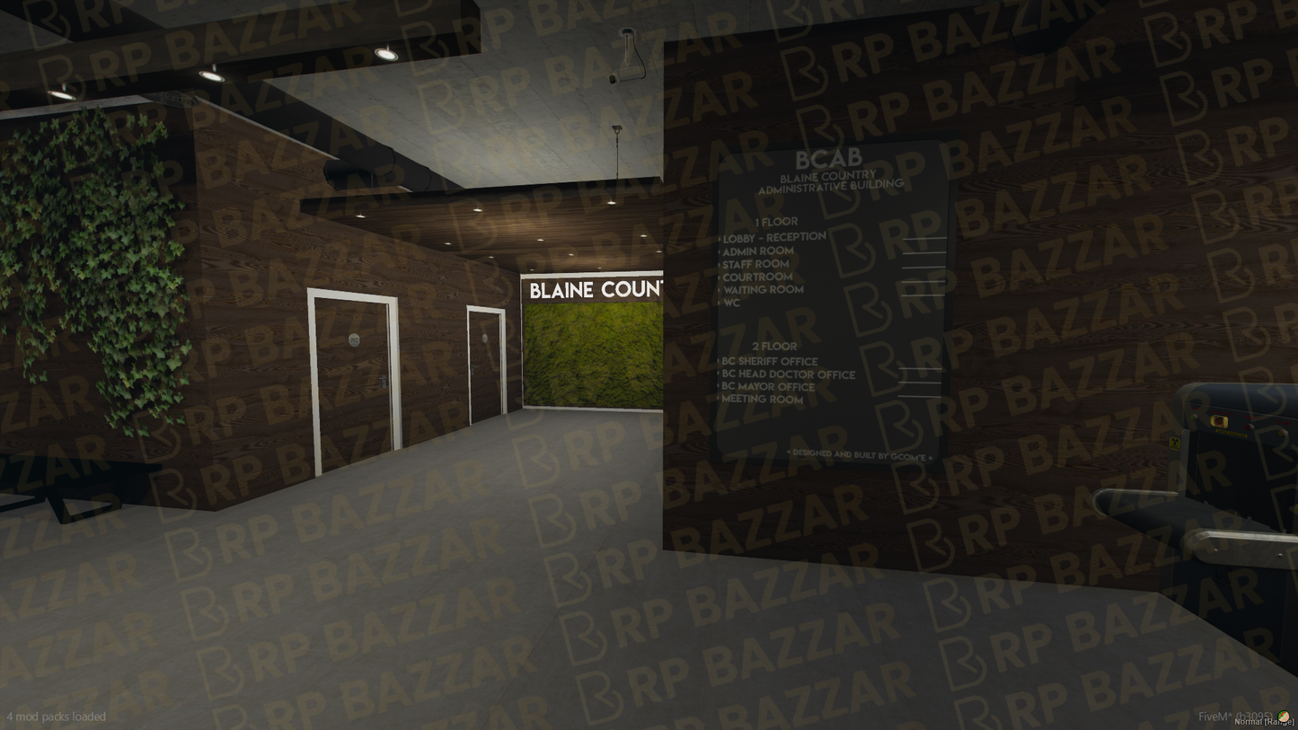 Elite Police Station FiveM MLO — GTA RP Interior — ESX QB QBOX — RPBazzar
