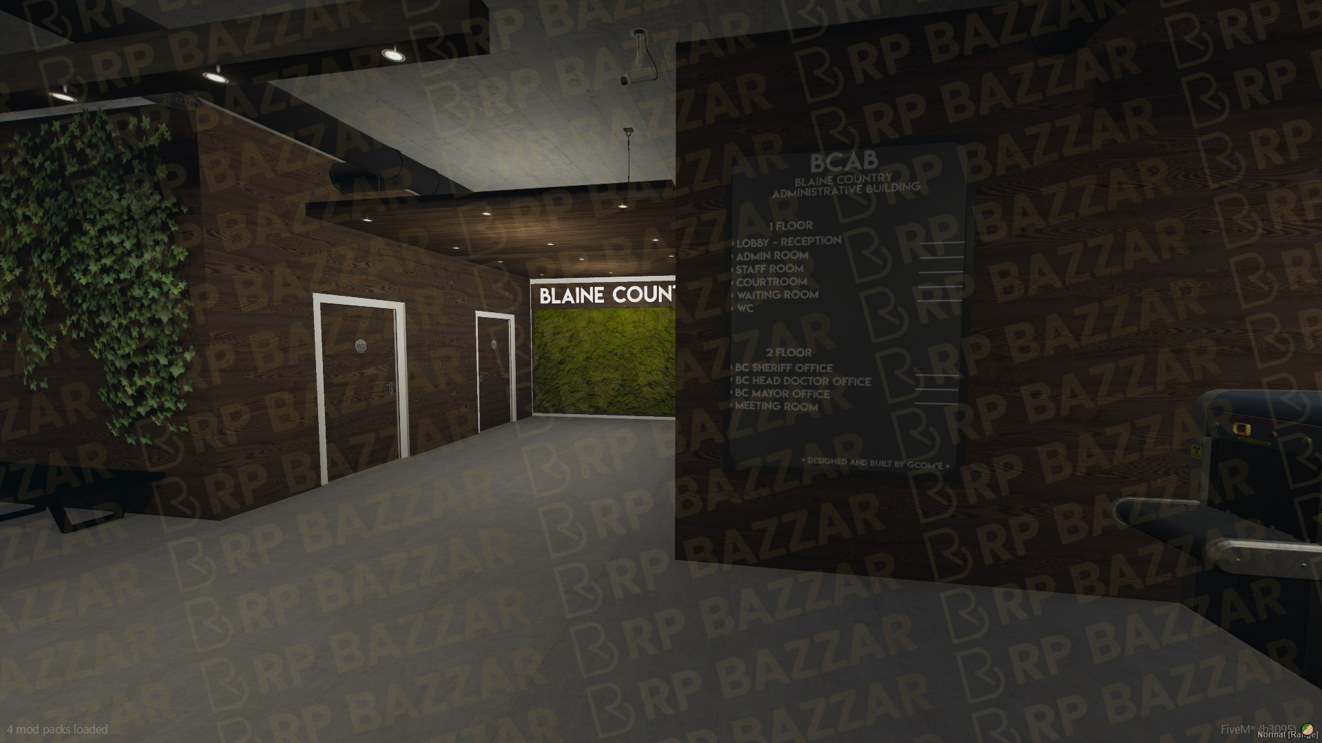 Elite Police Station FiveM MLO — GTA RP Interior — ESX QB QBOX — RPBazzar